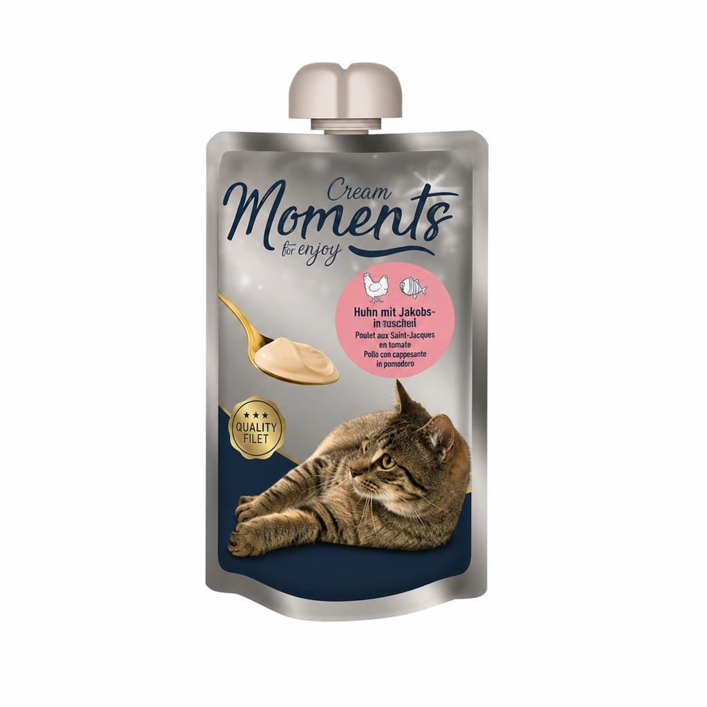 Moments Cream poslastica za mačke 100 g - Akcija u trgovini Zoo City