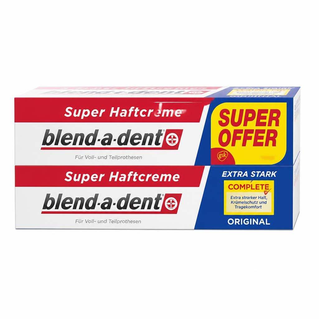 Blend-a-dent krema za učvršćivanje proteza 2 x 47 g Akcija u trgovini KTC