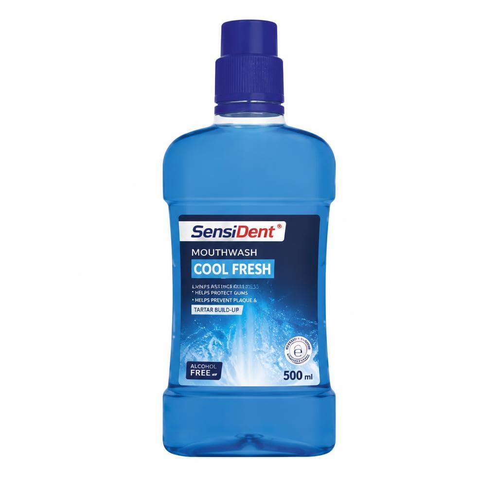 SensiDent vodica za ispiranje usta 500 ml Akcija u trgovini Mueller