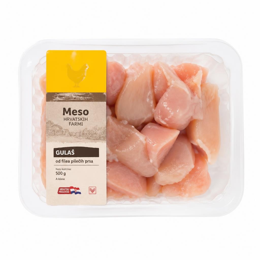 Svježi gulaš od filea pilećih prsa 500 g - Akcija u trgovini Lidl