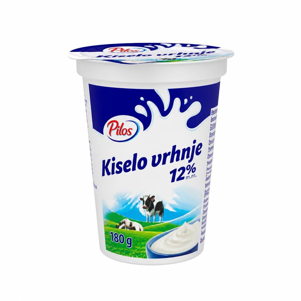 Pilos kiselo vrhnje 180 g Akcija u trgovini Lidl