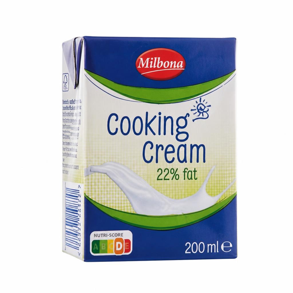 Milbona vrhnje za kuhanje 200 ml Akcija u trgovini Lidl