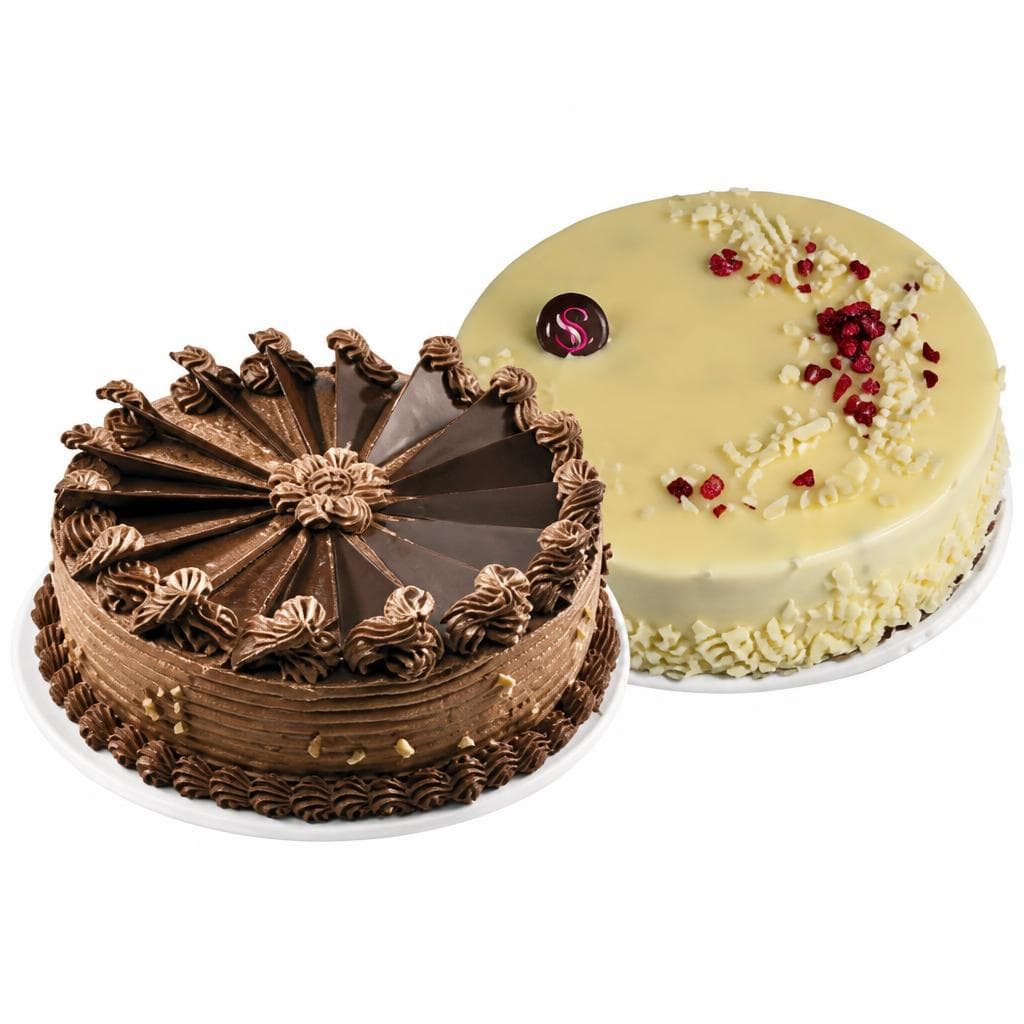 Torta Doboš čokoladna, bijela fragola 1 kg Akcija u trgovini Konzum