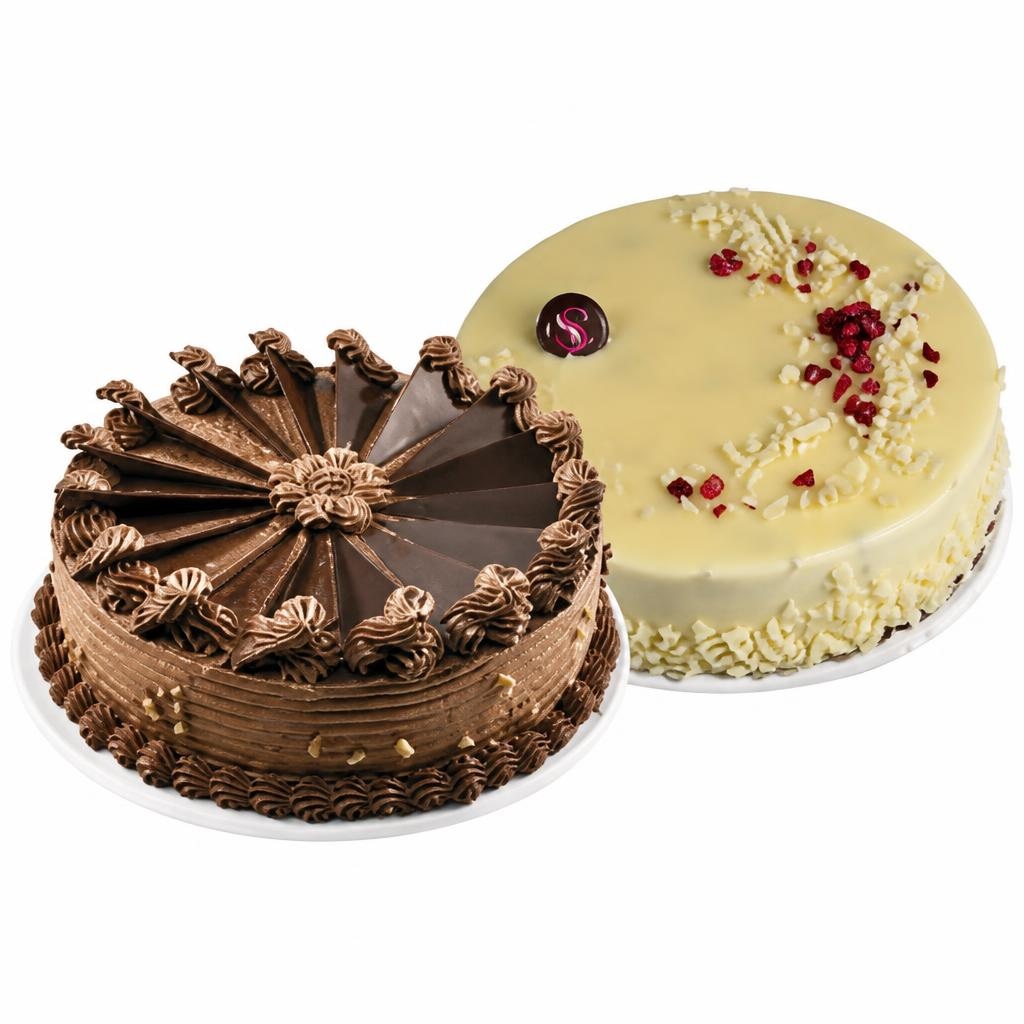 Torta Doboš čokoladna, bijela fragola 1 kg Akcija u trgovini Konzum