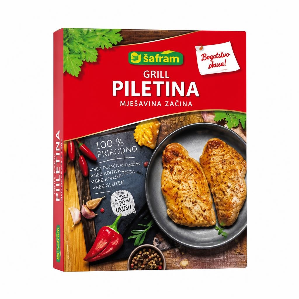 Grill začini Šafram 60 g - Akcija u trgovini KTC