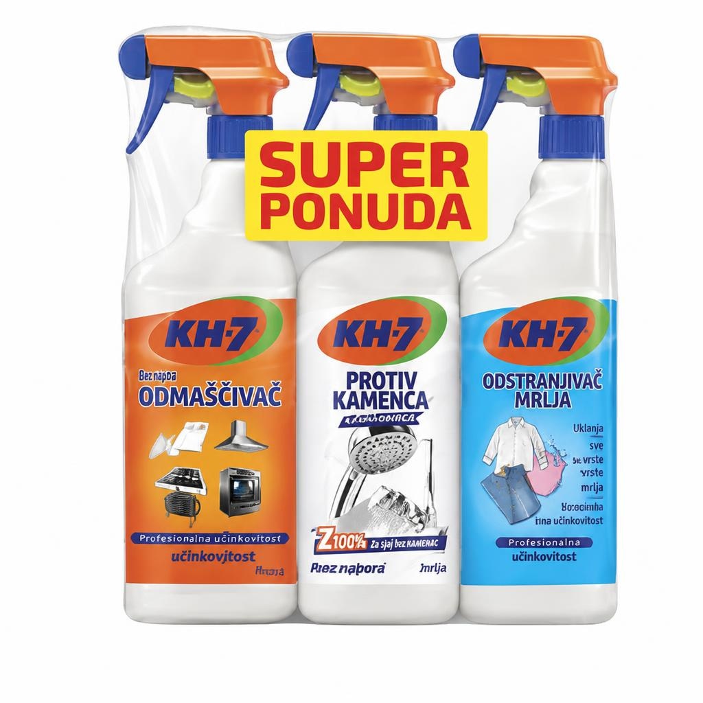 KH-7 sredstvo za čišćenje 3x750ml Akcija u trgovini Konzum