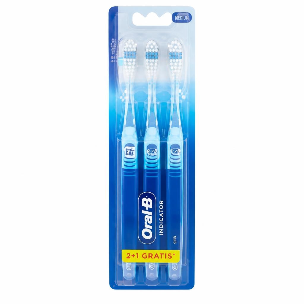 Oral-B Zubne četkice Indikator 1-2-3 3 komada - Akcija u trgovini Action