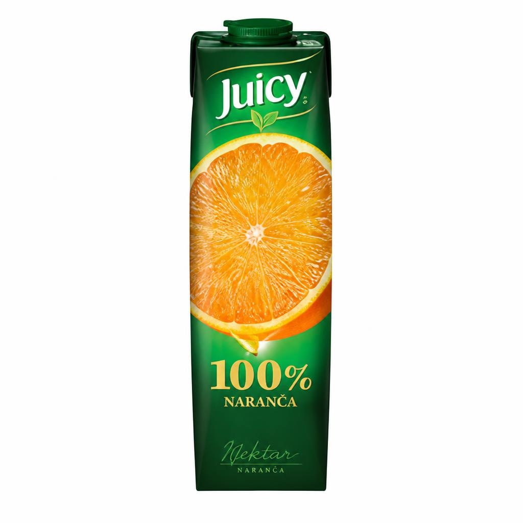 Juicy sok naranča 100% 1 l Akcija u trgovini Stanić Diskont