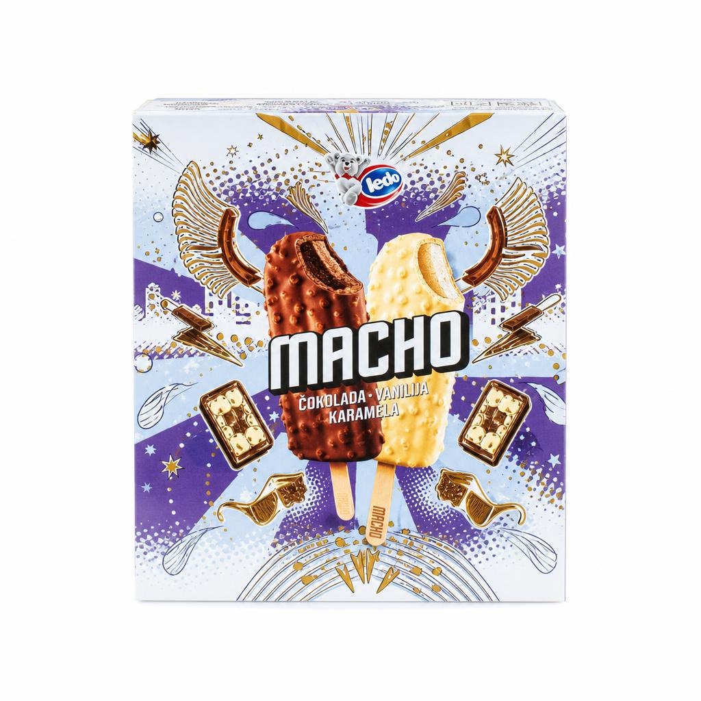 Macho Sladoled 6x75 ml - Akcija u trgovini Kaufland