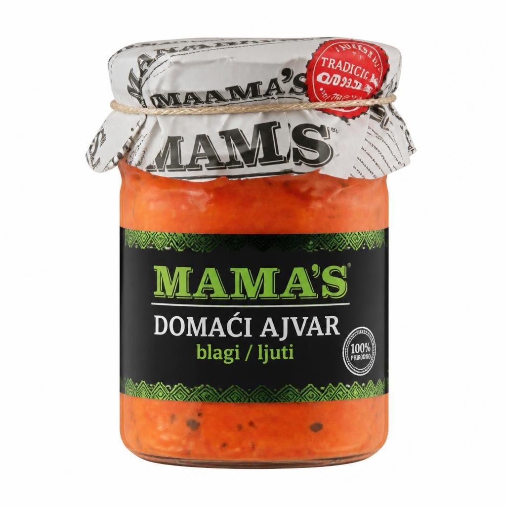 Mama's Domaći ajvar 290-550 g Akcija u trgovini Plodine