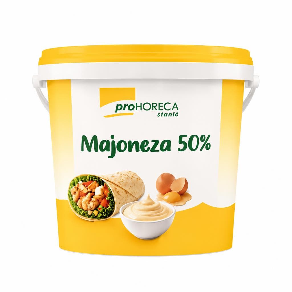 Majoneza 50% 5 kg proHORECA Akcija u trgovini Stanić Diskont