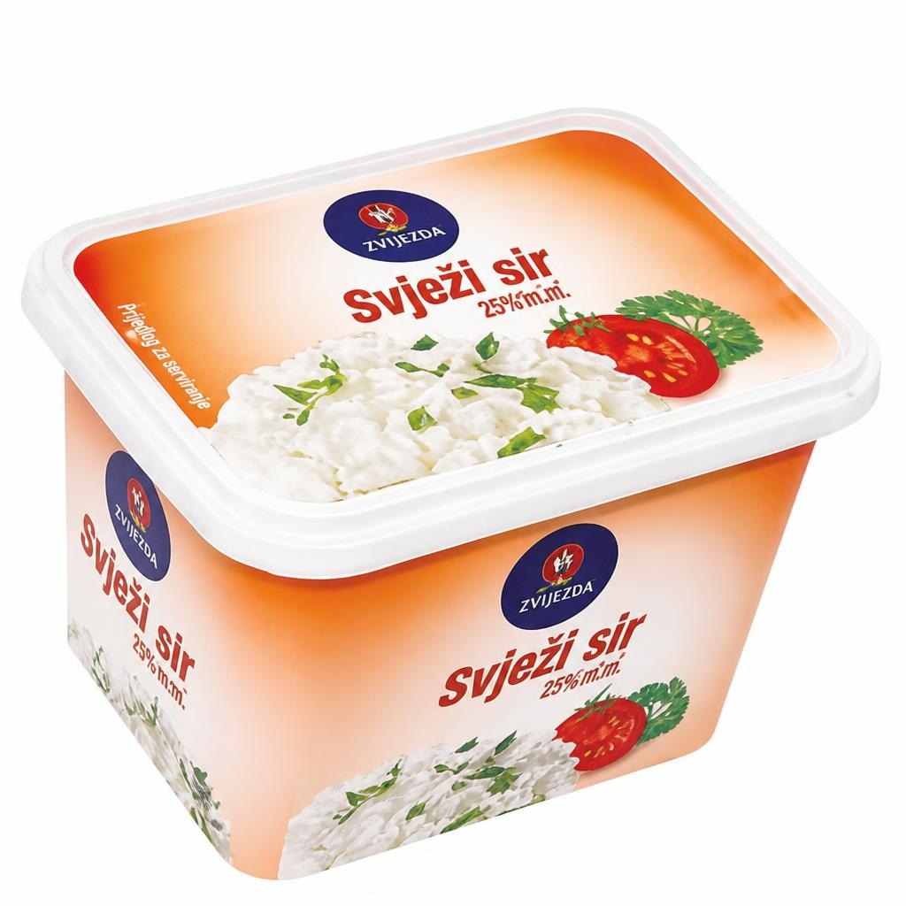 Zvijezda svježi sir 1 kg Akcija u trgovini KTC