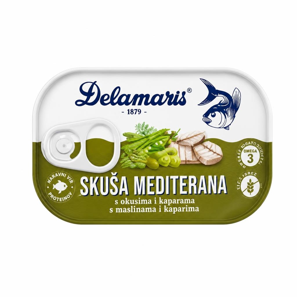 Delamaris Skuša Mediterana 40 g Akcija u trgovini Studenac