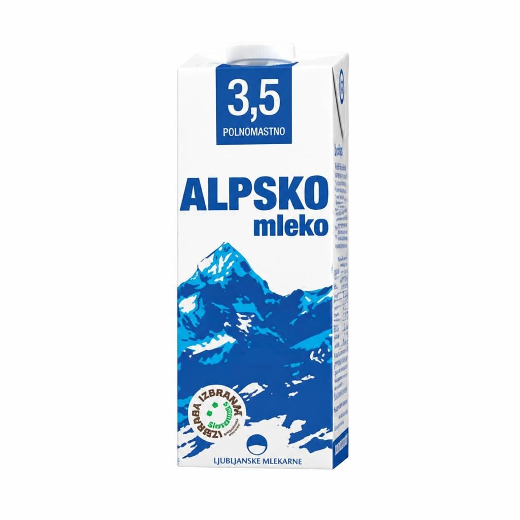Alpsko Trajno mlijeko 1 L - Akcija u trgovini Tommy
