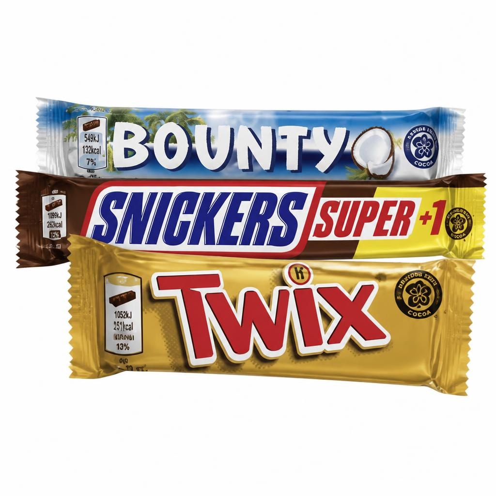 Snickers / Bounty / Twix čokoladice 50 - 112,5 g Snickers/Bounty/Twix - Akcija u trgovini Trgovina Krk