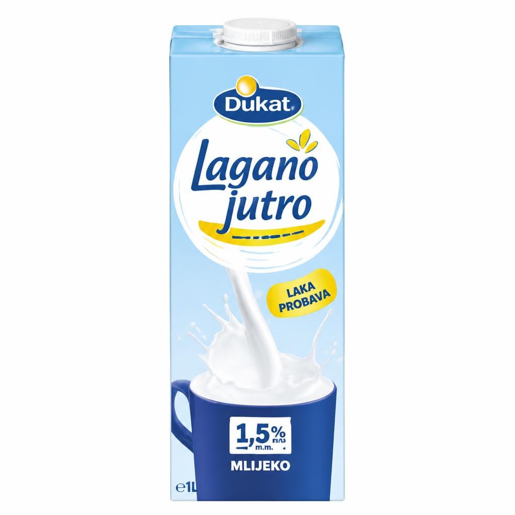 Dukat Lagano jutro mlijeko 1 l Akcija u trgovini Gavranović