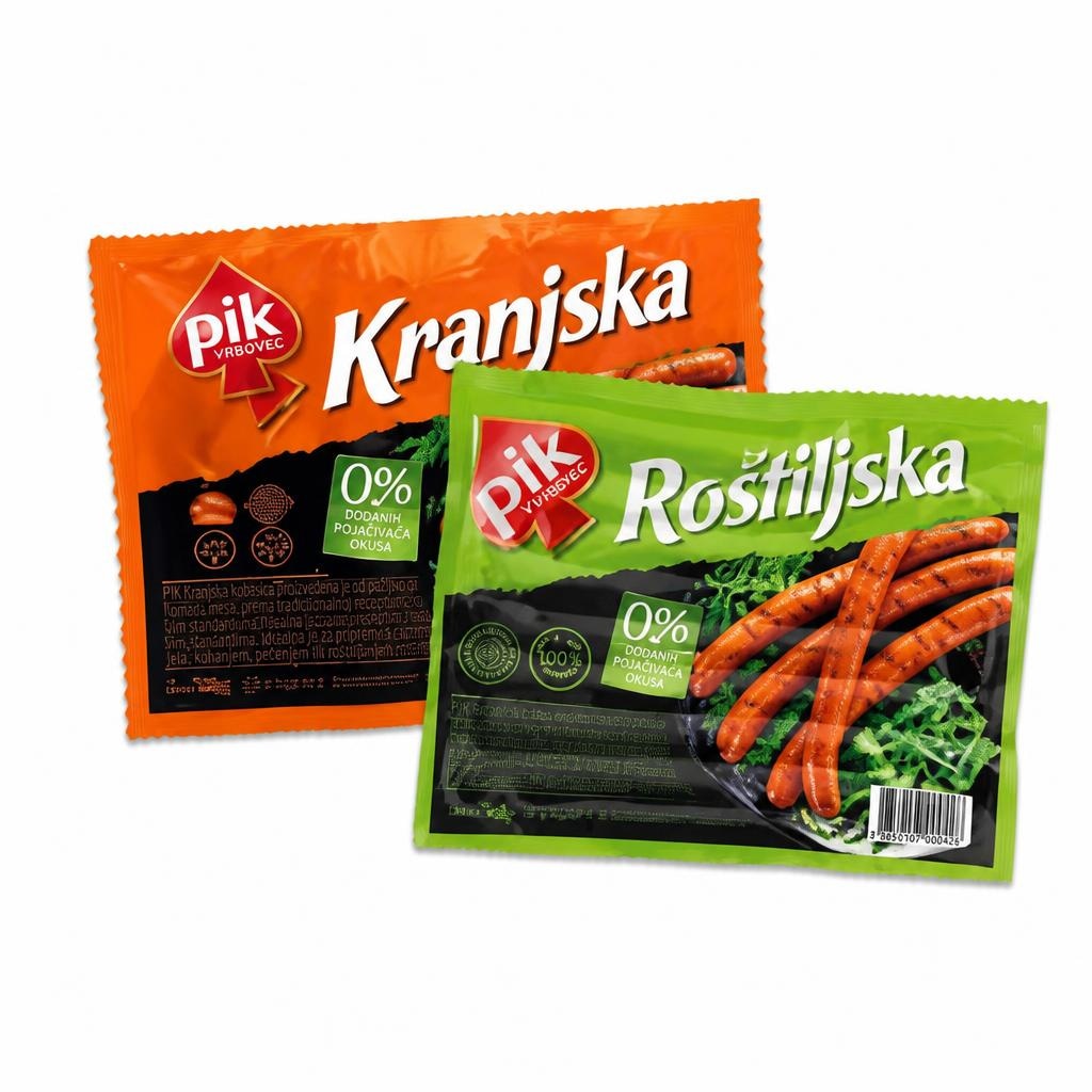 Kobasice za kuhanje i pečenje od 300 g do 460 g Pik Vrbovec - Akcija u trgovini Spar