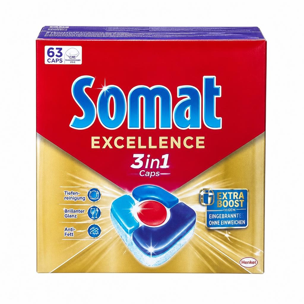 Somat 3 u 1 tablete za strojno pranje posuđa 70 kom Akcija u trgovini KTC