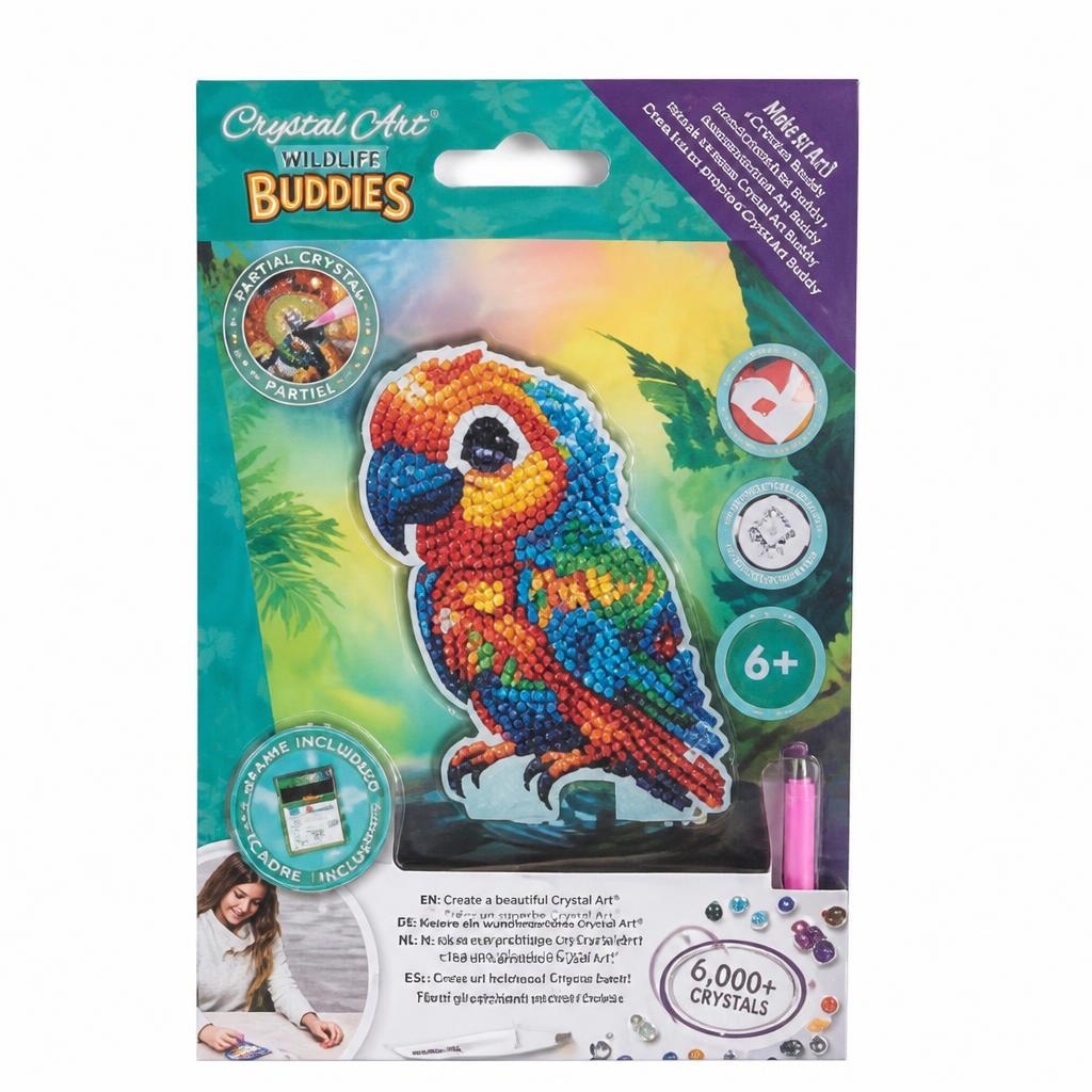 Crystal Art Wildlife Buddies Slikanje s kristalima Životinje Akcija u trgovini VBZ
