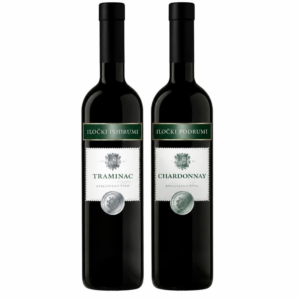 Iločki podrumi Chardonnay ili Traminac 0,75 l Akcija u trgovini Plodine