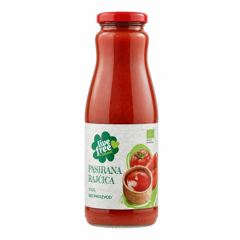 Live Free & Organic Pasirana rajčica Akcija u trgovini Plodine