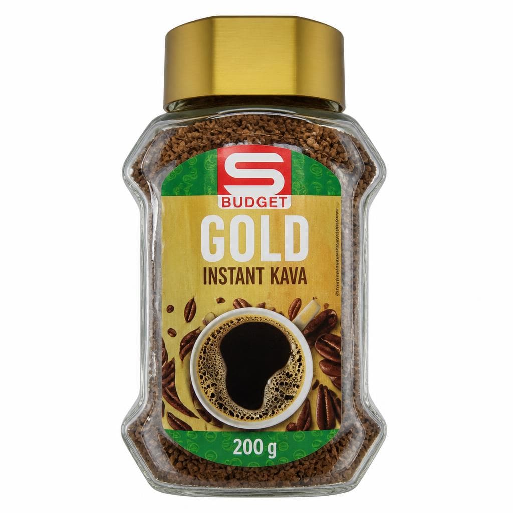 S Budget instant kava Gold 200 g Akcija u trgovini Spar