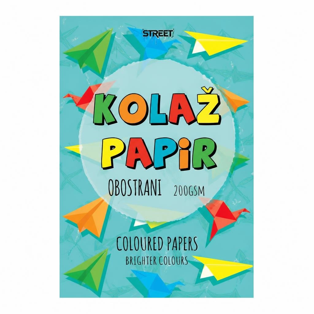 Kolaž papir STREET 1 pakiranje Akcija u trgovini Boso