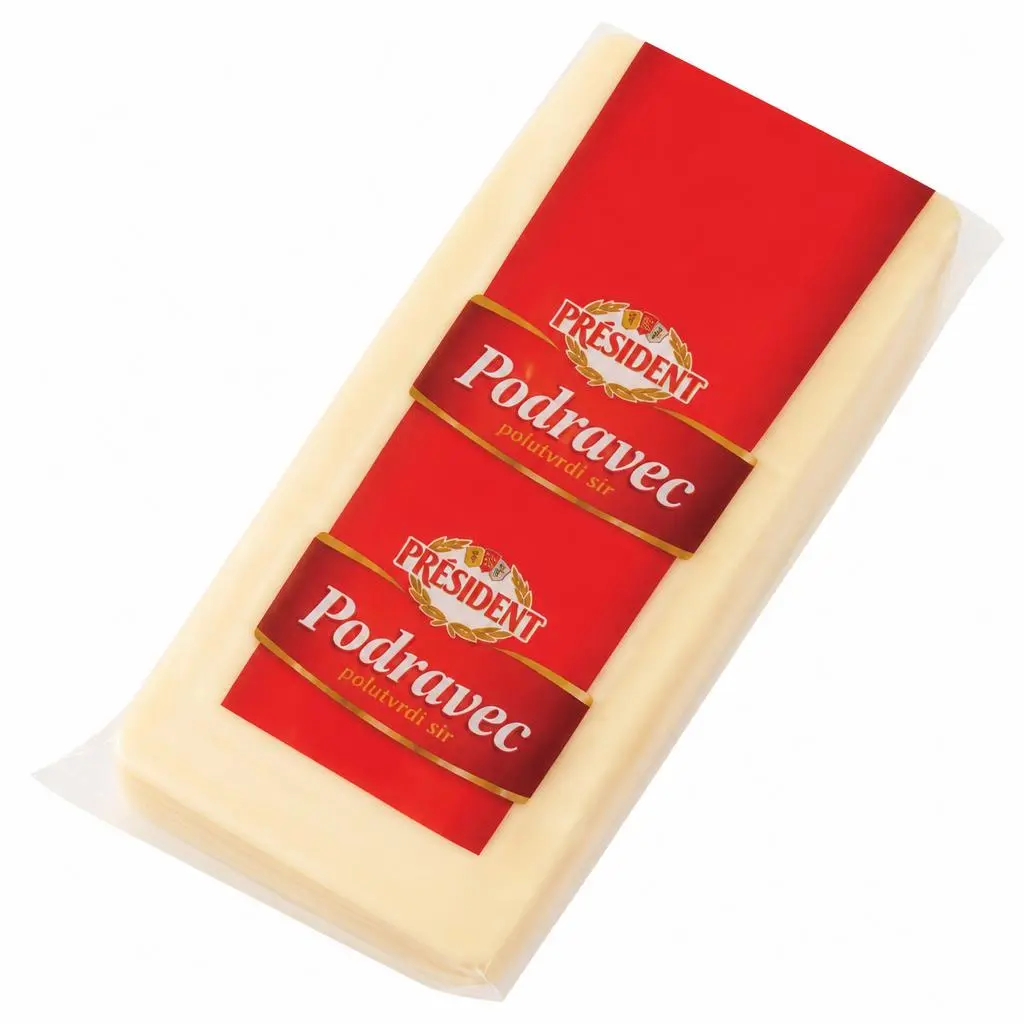 President Podravec polutvrdi sir 100 g Akcija u trgovini Kaufland