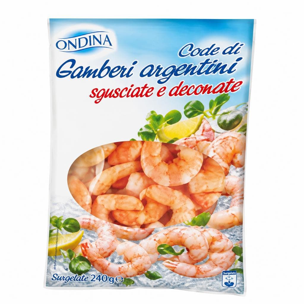 Ondina repovi argentinskih kozica očišćeni 240 g Akcija u trgovini Eurospin