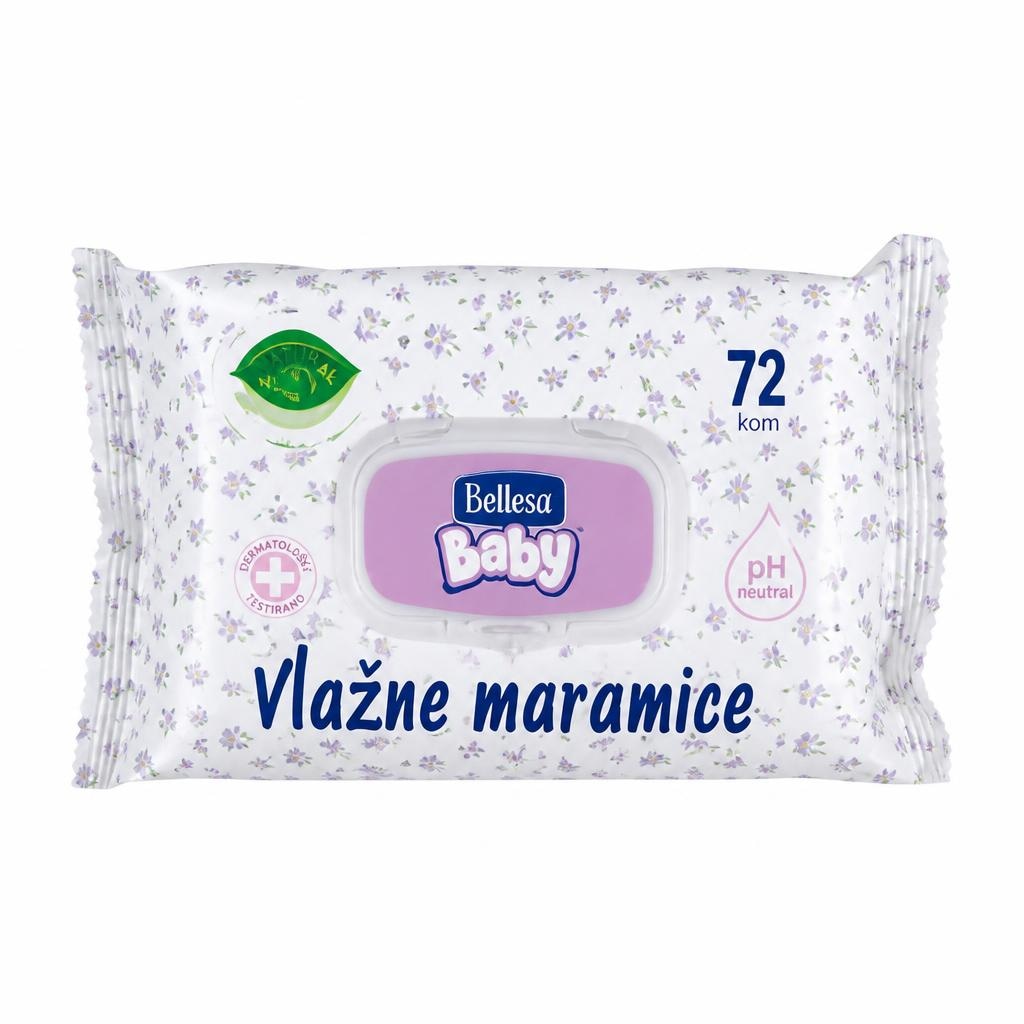 Vlažne maramice Bellesa 1 pakiranje - Akcija u trgovini Boso