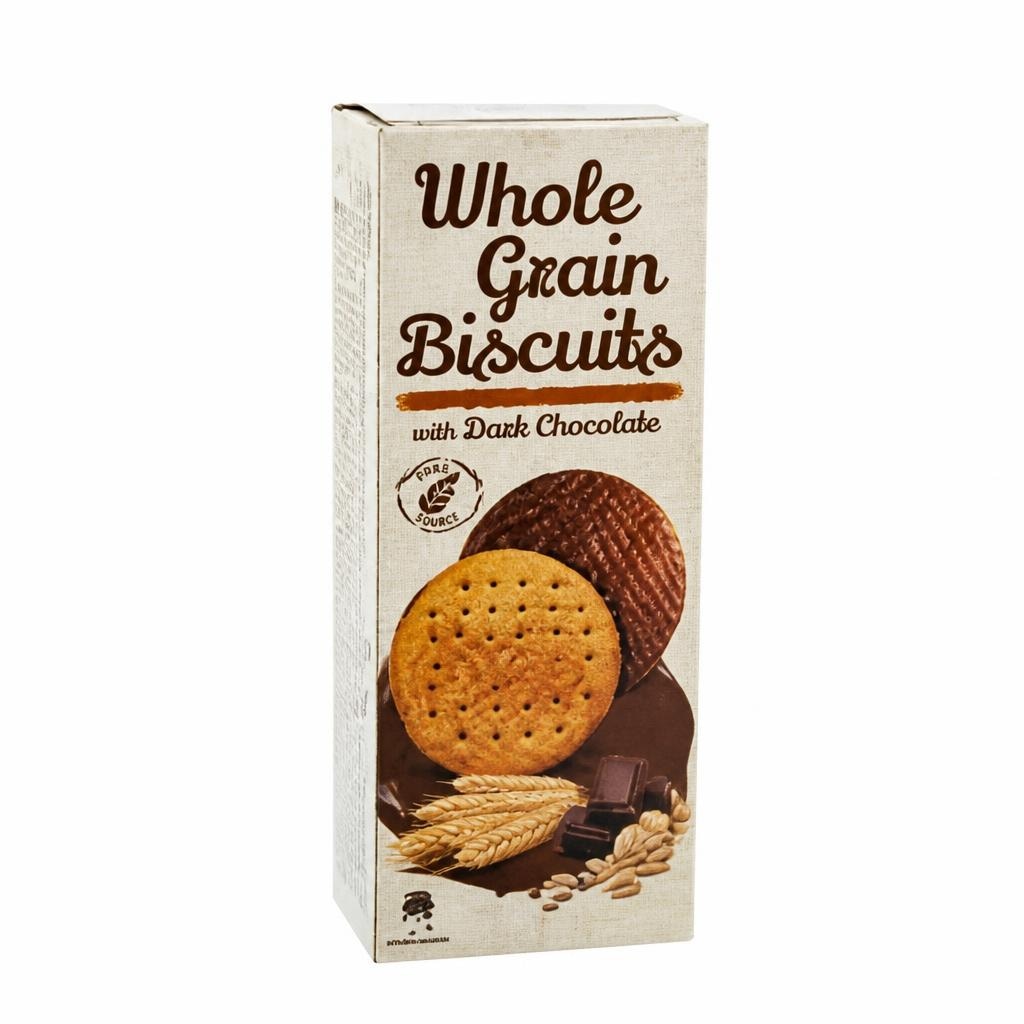 Whole Grain Biscuits integralni keks s tamnom čokoladom 157 g Akcija u trgovini Eurospin