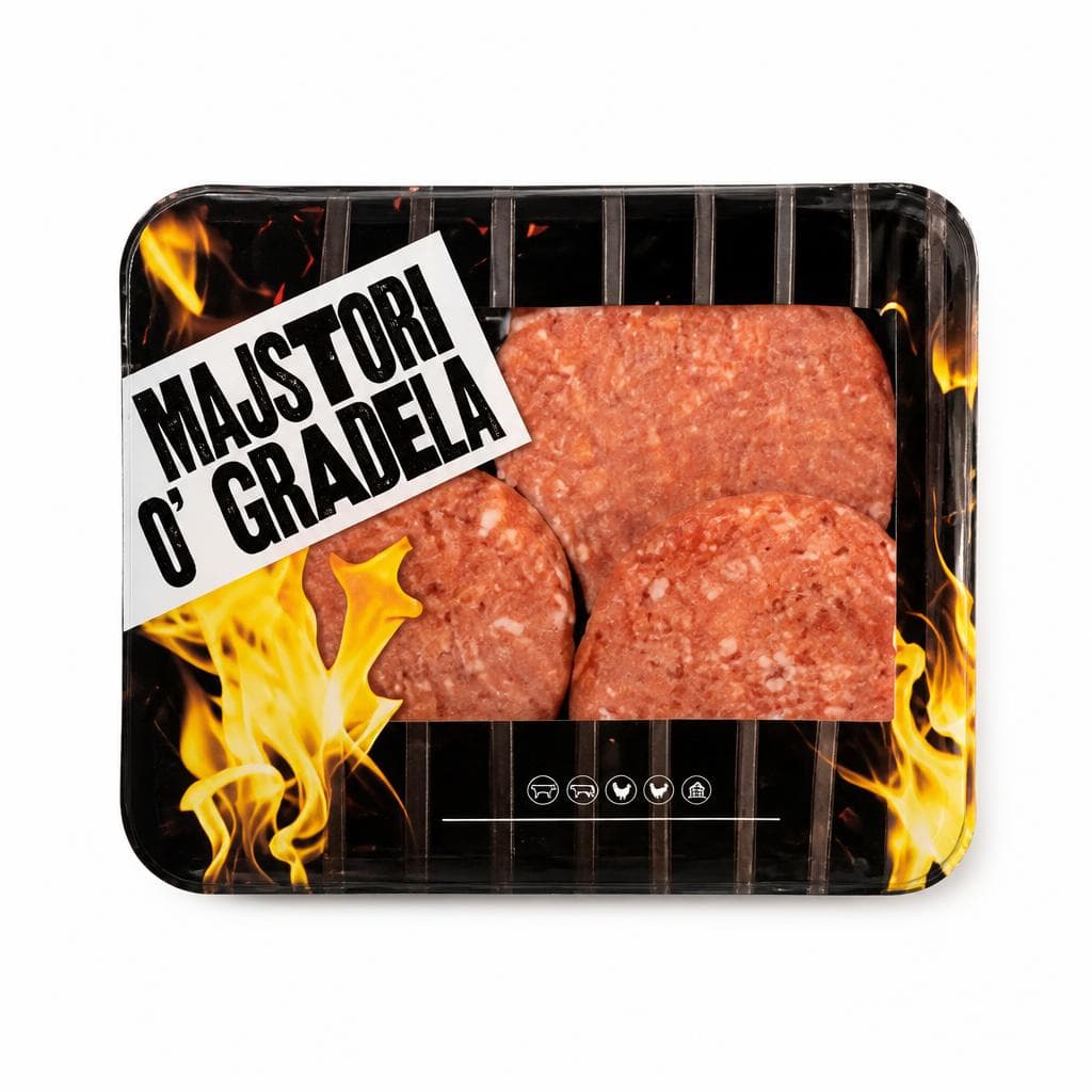 Majstori o' gradela cheeseburger 400 g Akcija u trgovini Tommy