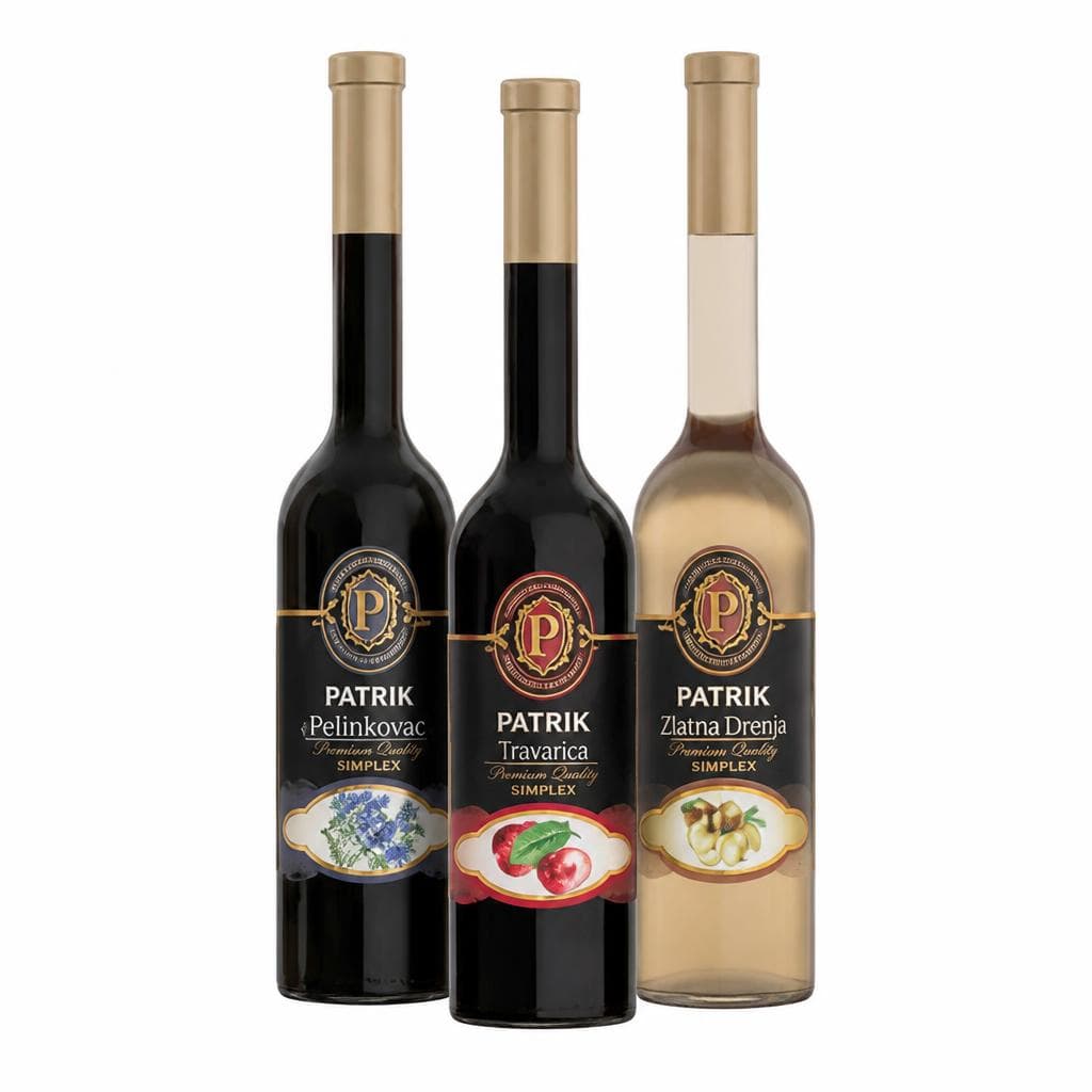 Patrik rakija ili liker 0,5 l Akcija u trgovini Plodine