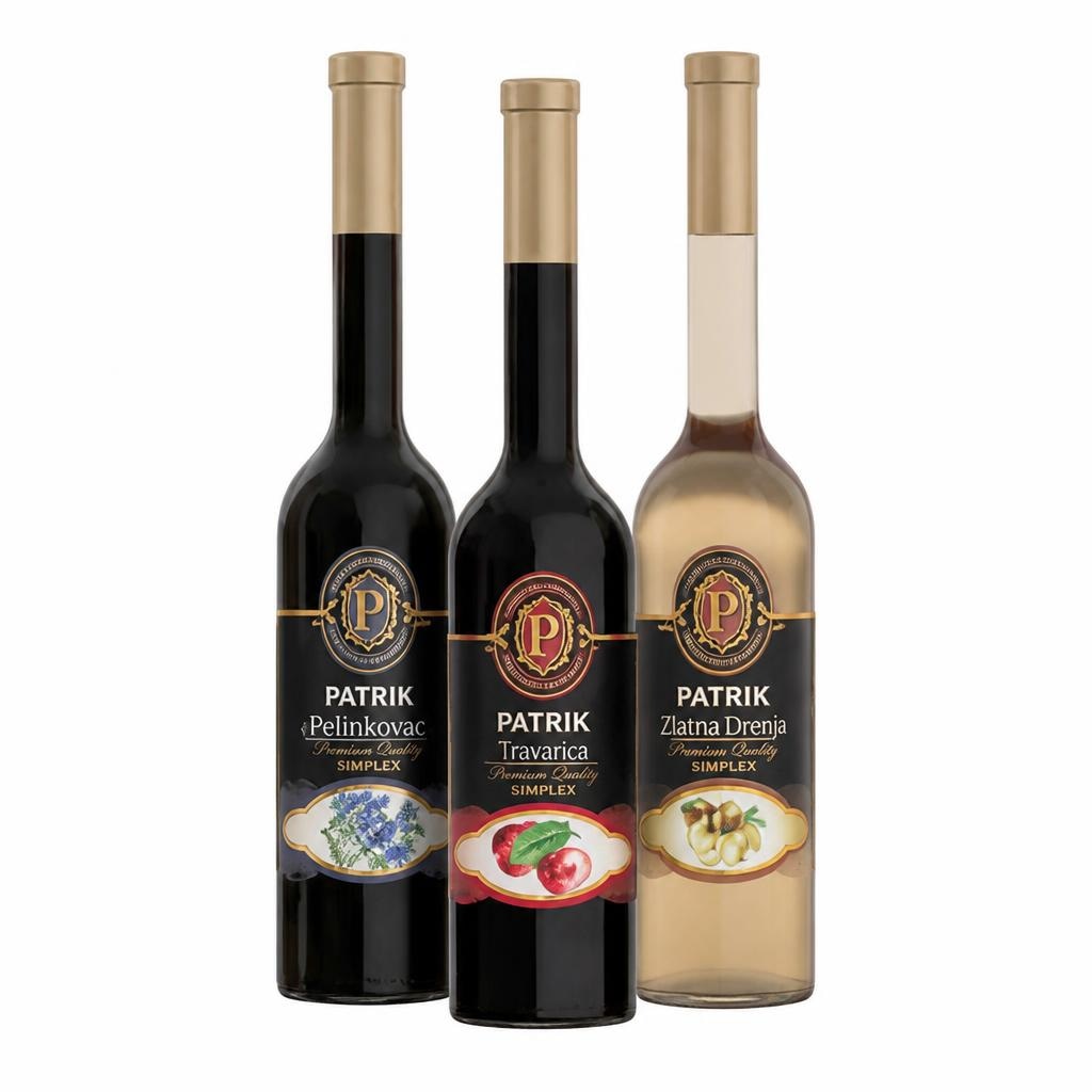 Patrik rakija ili liker 0,5 l Akcija u trgovini Plodine