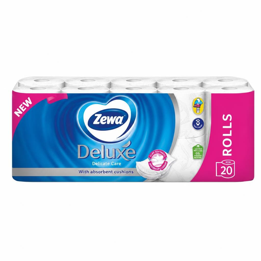 Zewa toaletni papir deluxe white 20/1 Akcija u trgovini Kaufland