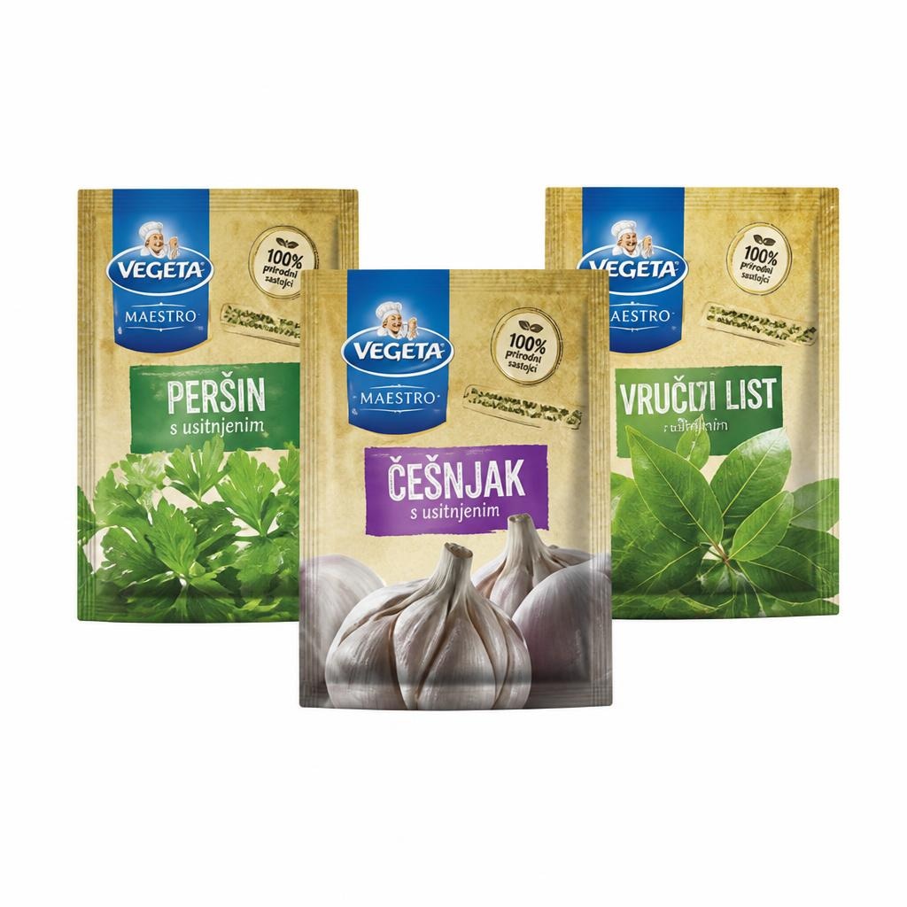 Vegeta Maestro začini Akcija u trgovini Konzum