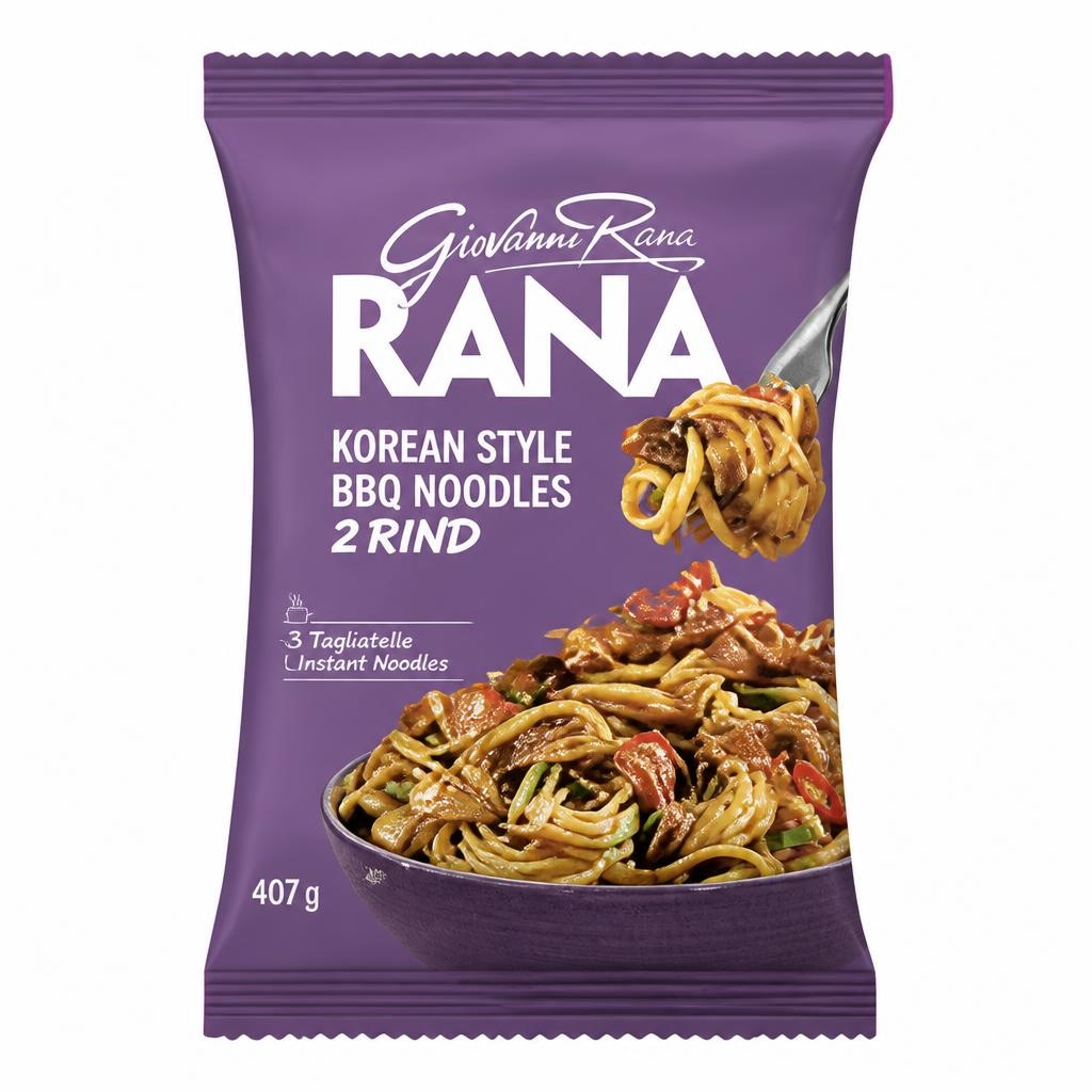 Rana Korean Style BBQ Noodles 407g - Akcija u trgovini Žabac