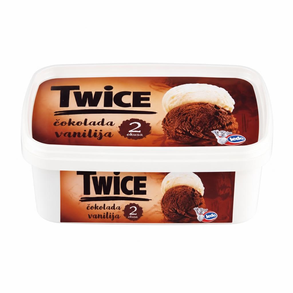 Ledo Twice sladoled 1 L - Akcija u trgovini Kaufland