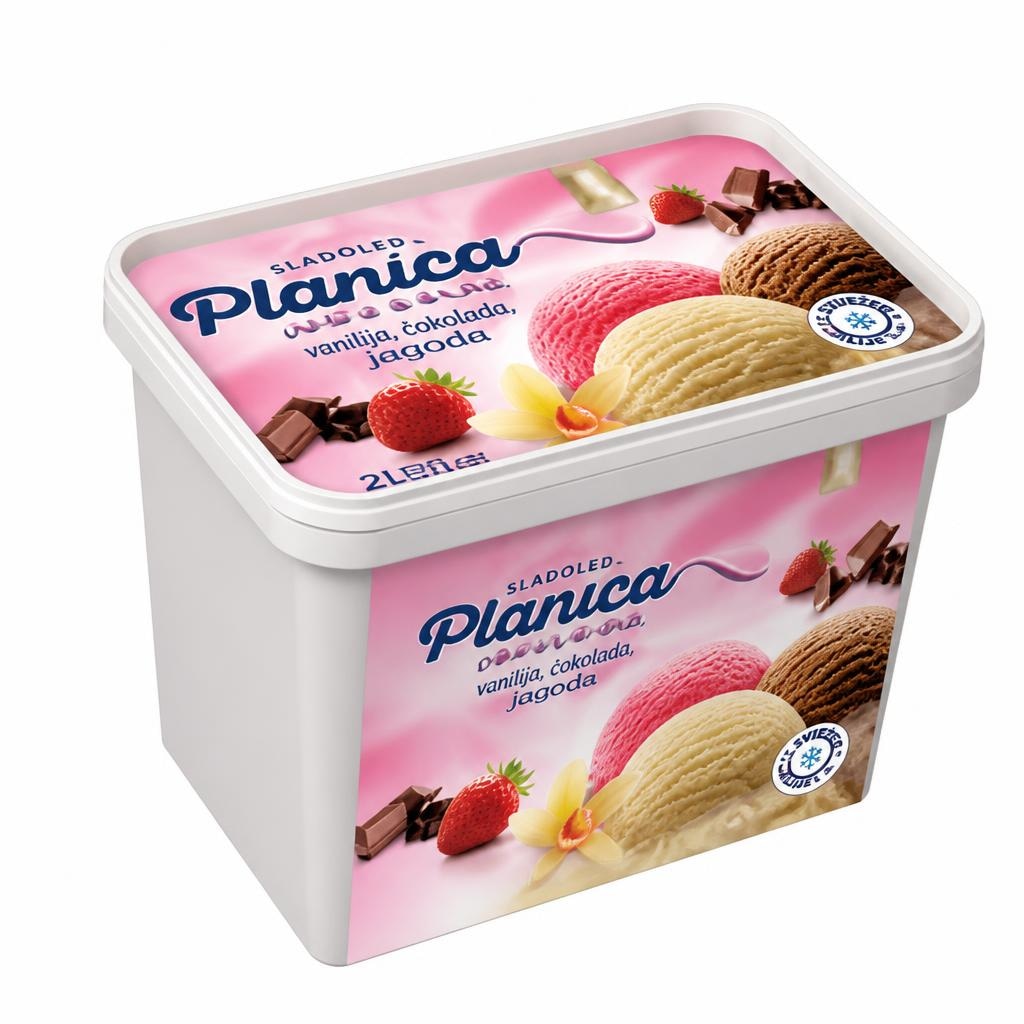 Planica sladoled 2 L Akcija u trgovini Spar