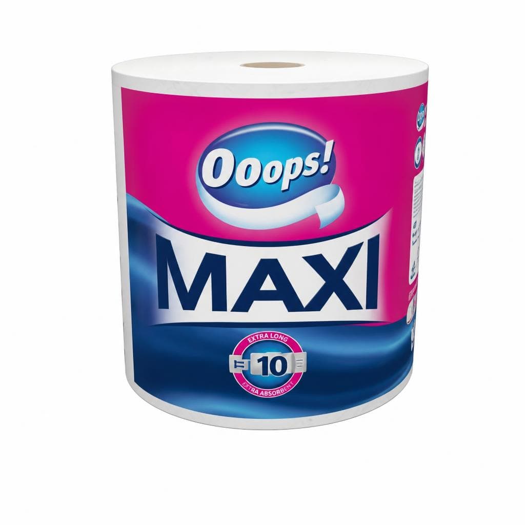 Papirnati ručnik Ooops MAXI 1 rola, 2 sloja Ooops! Akcija u trgovini KTC