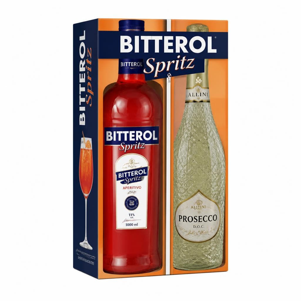 Allini Bitterol spritz i prosecco 1 l Akcija u trgovini Lidl