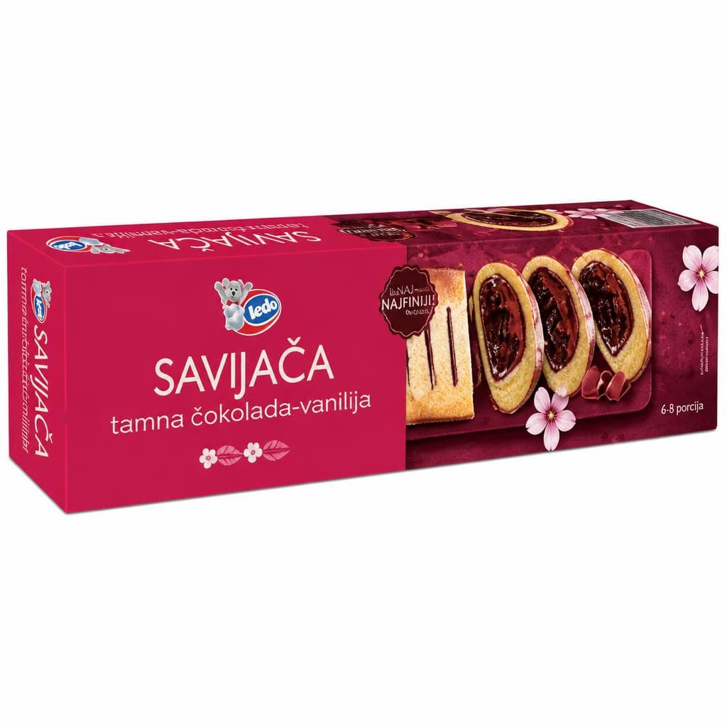 Ledo savijača tamna čokolada višnja 500 g Akcija u trgovini Bakmaz