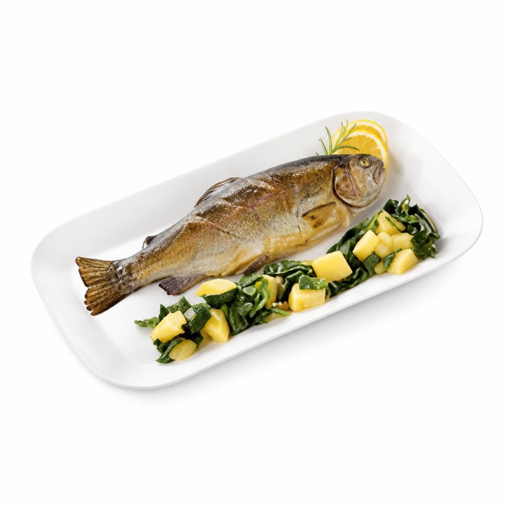 Pečena pastrva 1 kg Akcija u trgovini Konzum