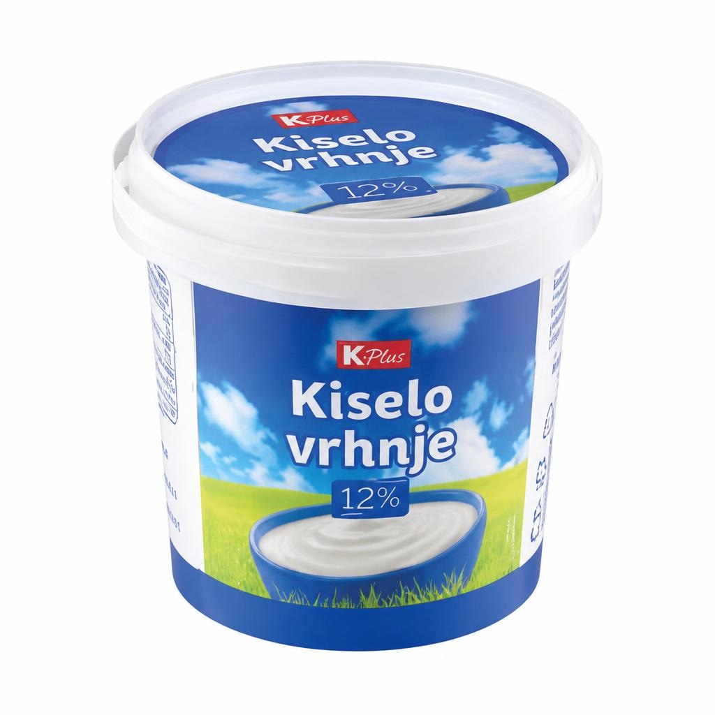 K Plus Kiselo vrhnje 900g - Akcija u trgovini Konzum