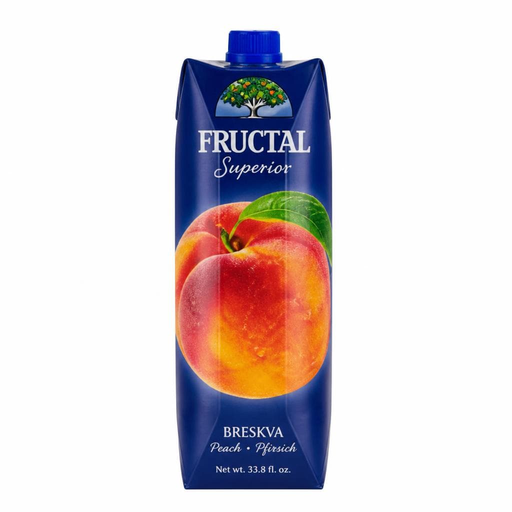 Sok breskva 1,00 l Fructal Akcija u trgovini Vrutak