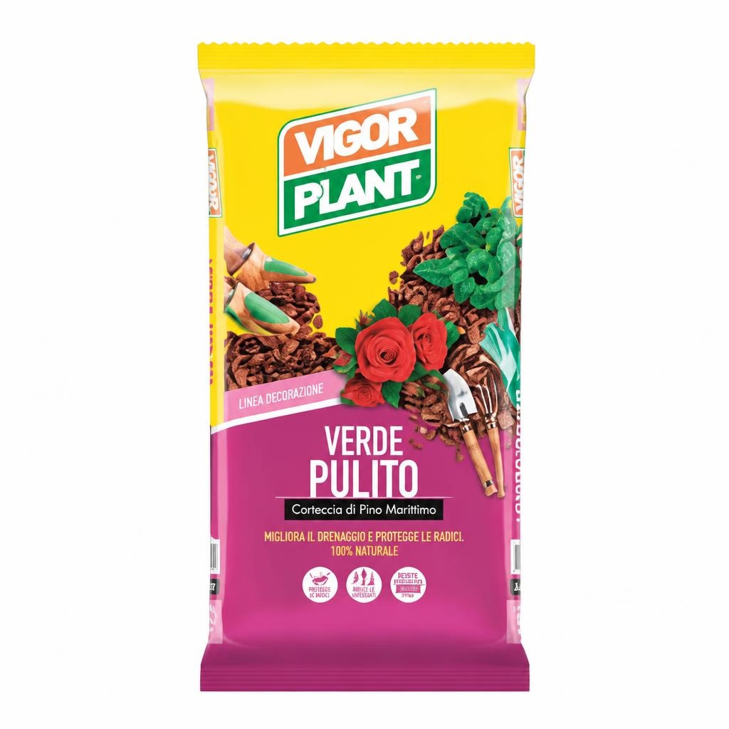Ukrasna kora primorskog bora (malč) Verde Pulito 60 L VIGOR PLANT - Akcija u trgovini Grama