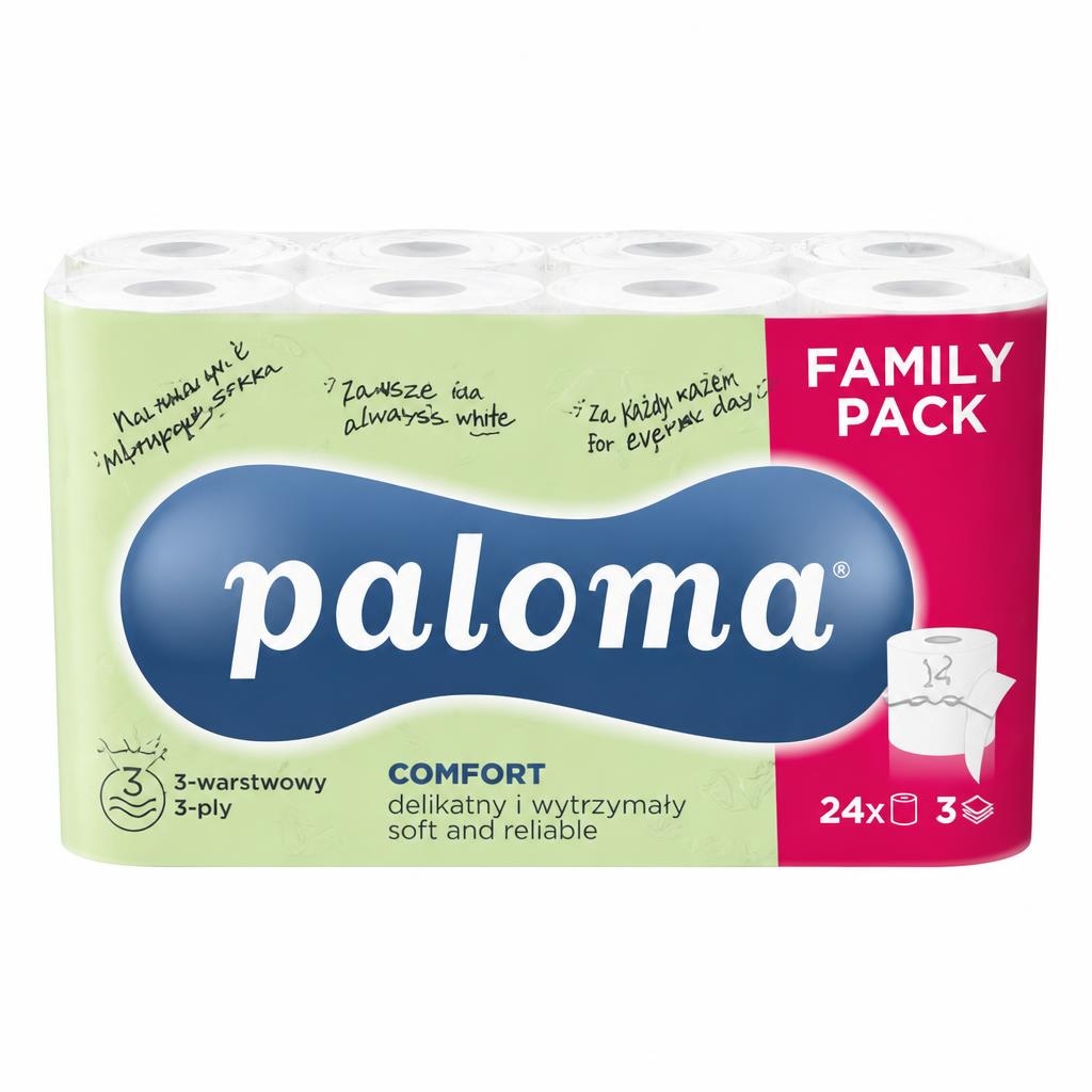 Toaletni papir Paloma 24/1 - Akcija u trgovini KTC