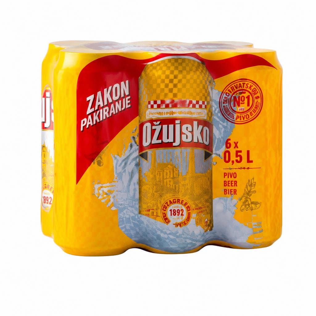 Ožujsko svijetlo pivo 6 x 0.5 L Akcija u trgovini Lidl