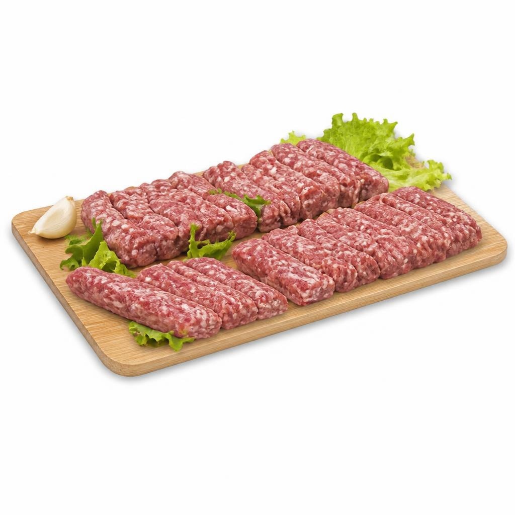 Miješani ćevapčići 1 kg Akcija u trgovini Eurospin