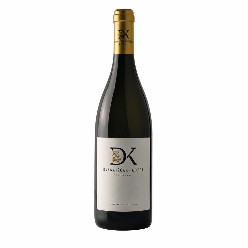 Sivi pinot bijelo vino Dvanajščak-Kozol 0,75 l Akcija u trgovini Konzum